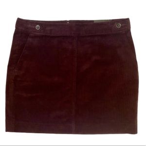 NWT Banana Republic Purple Mini Skirt Size